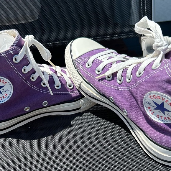 Converse Violet High-Top Sneakers - Picture 7 of 13